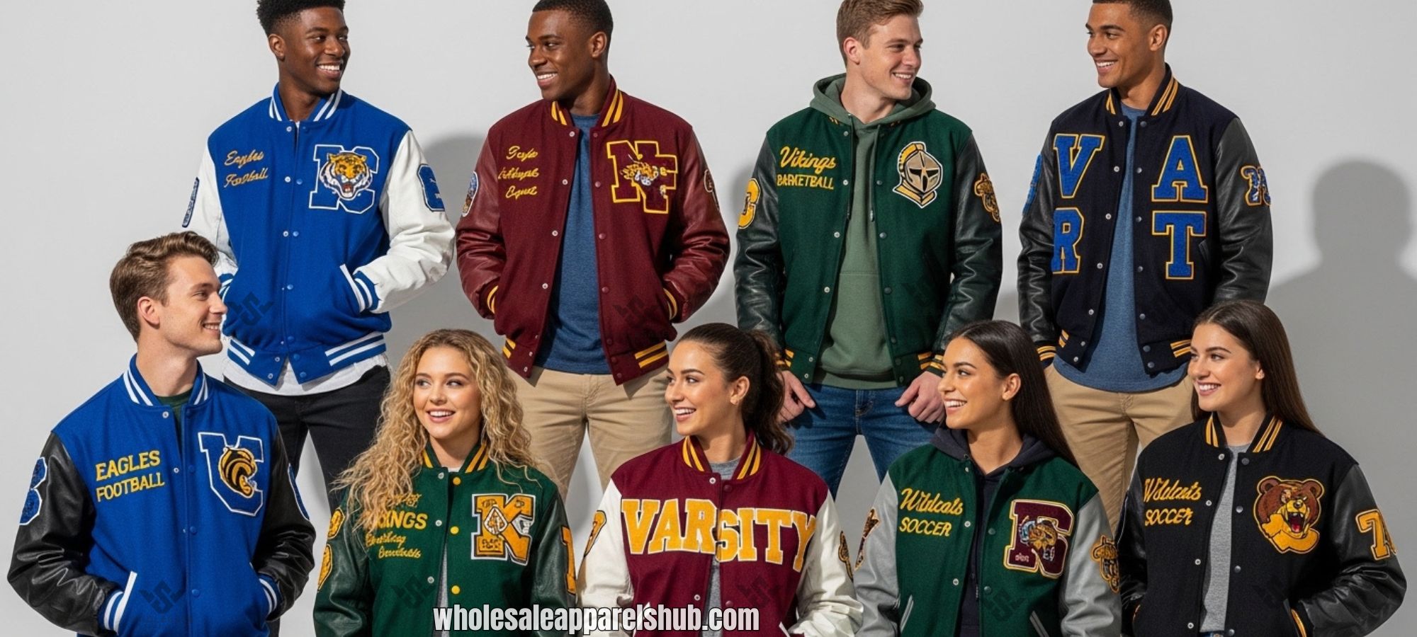 varsity jackets for school teams in bulk