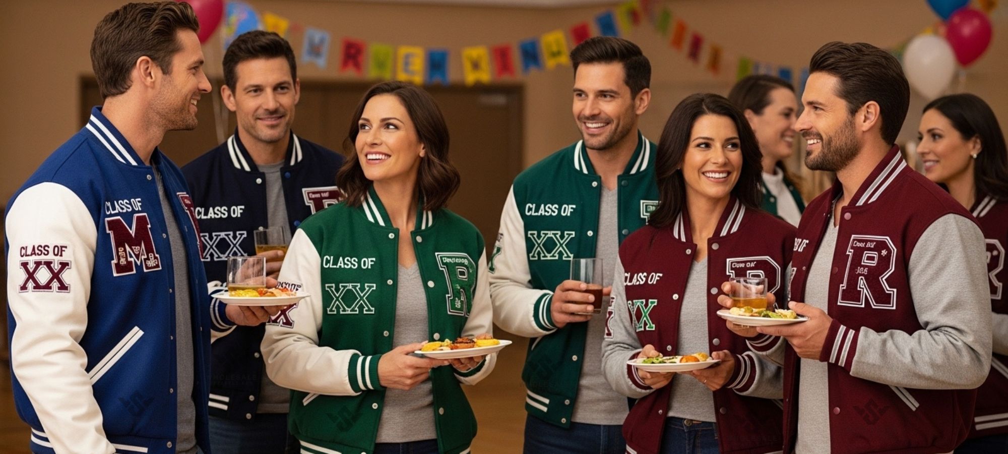 varsity jackets for school reunion apparel