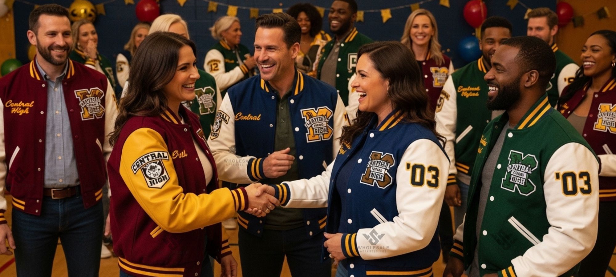 varsity jackets for school reunion apparel