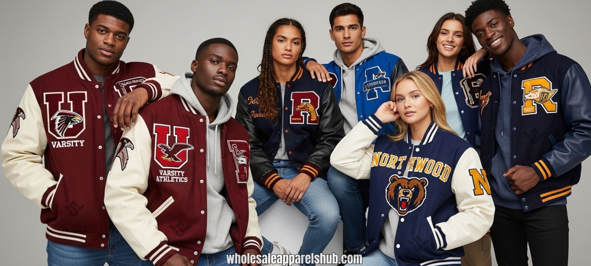 Letterman jackets for university teams