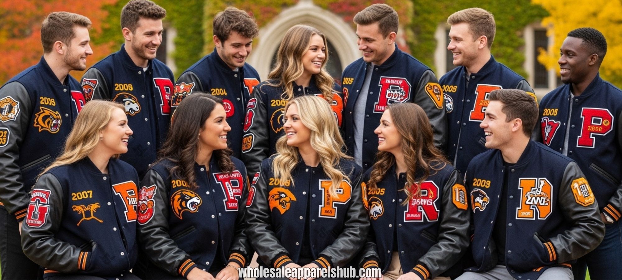 Letterman jackets for university teams