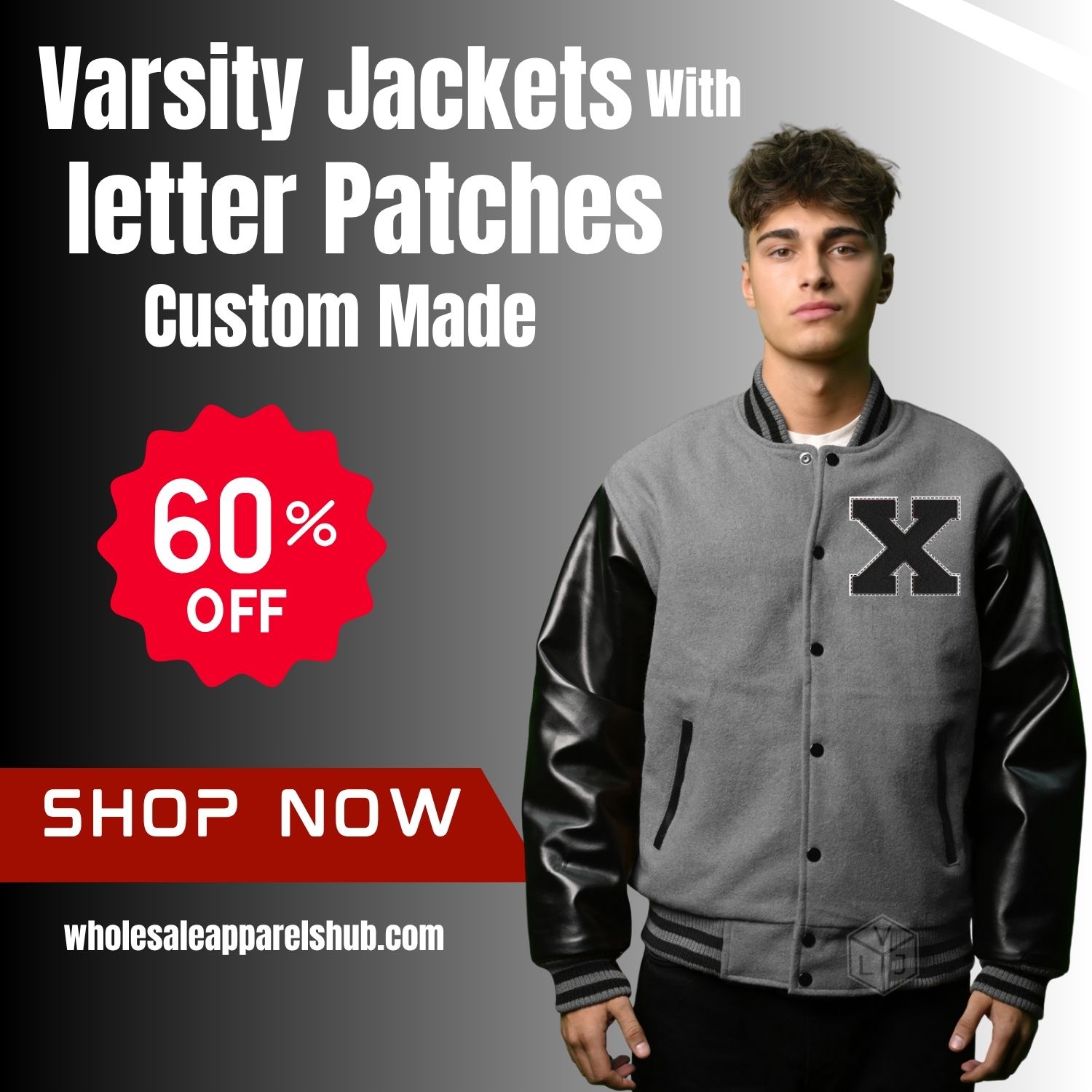 Varsity Jackets With Letter Patches Custom Made