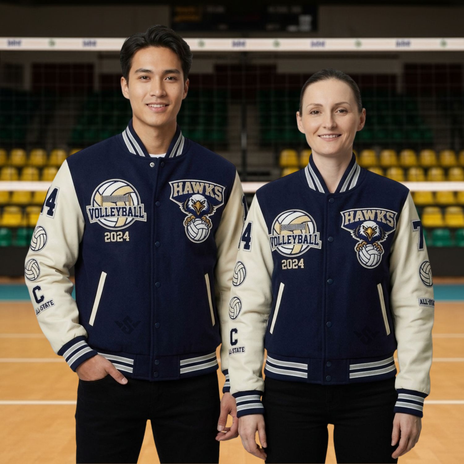 Varsity Jackets Volleyball Team Members