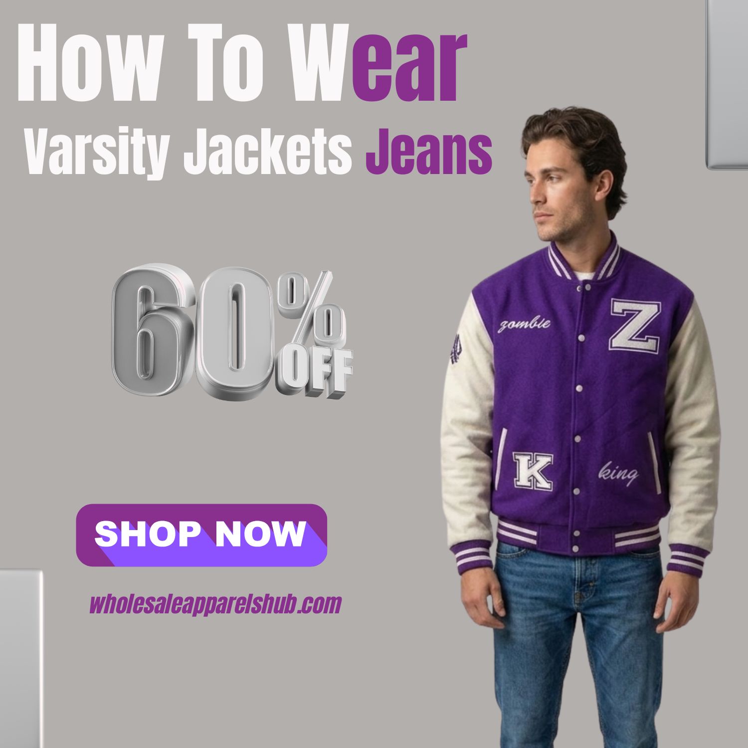 how to wear varsity jackets with jeans