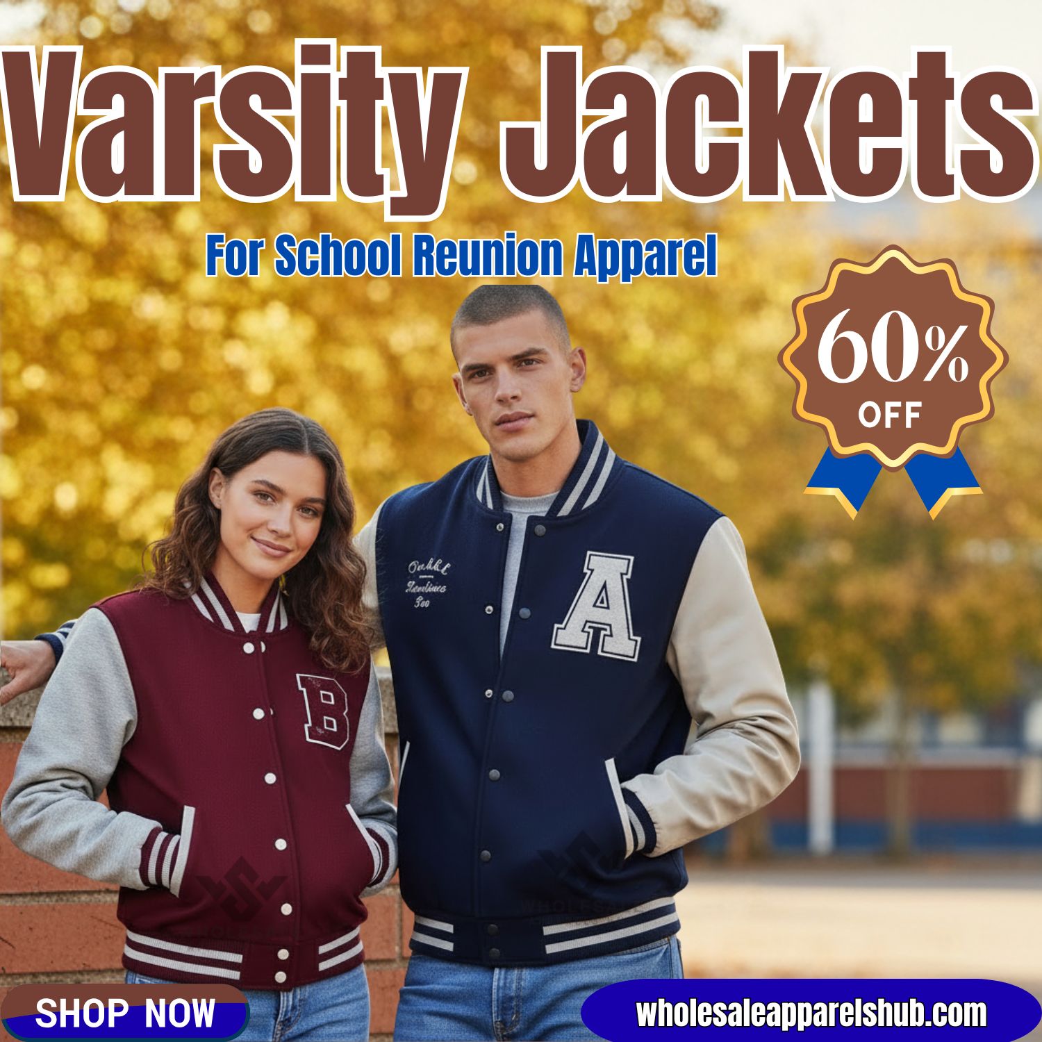varsity jackets for school reunion apparel