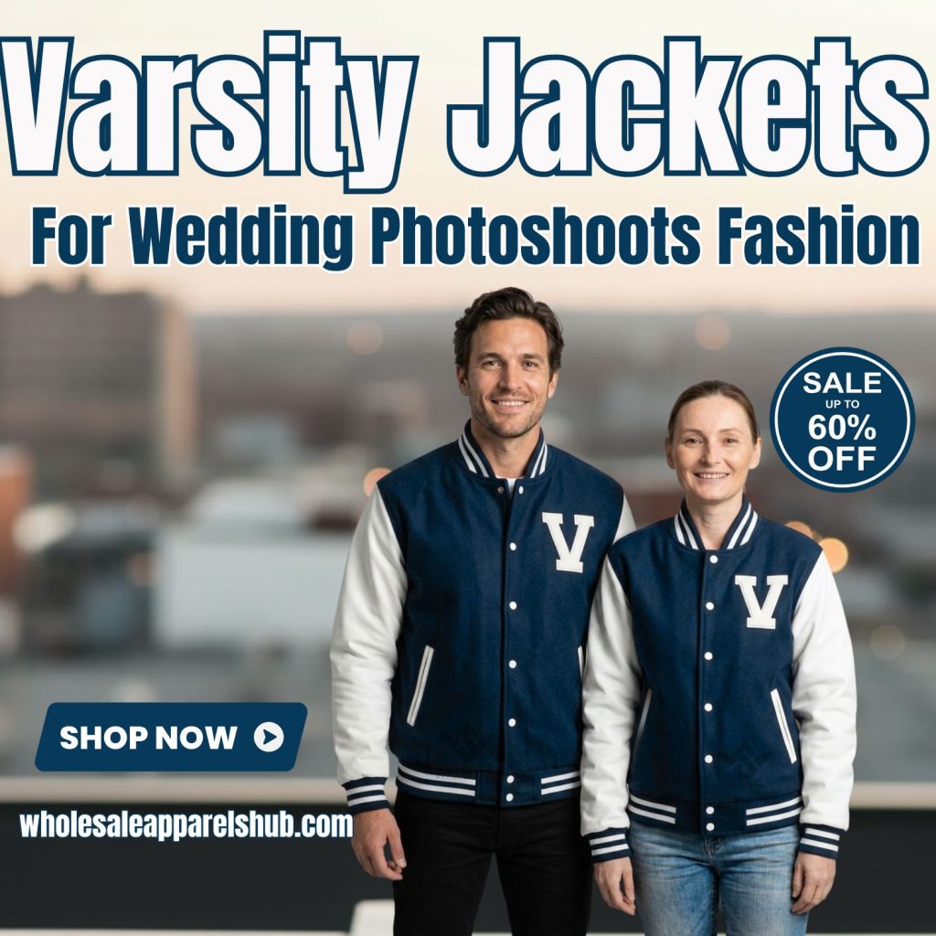 varsity jackets for wedding photoshoots fashion