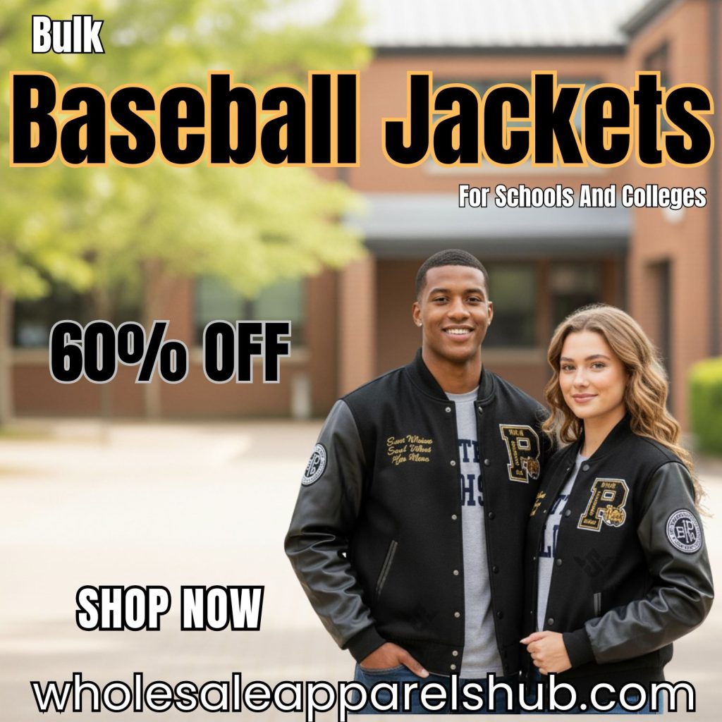 Bulk Baseball Jackets For Schools And Colleges