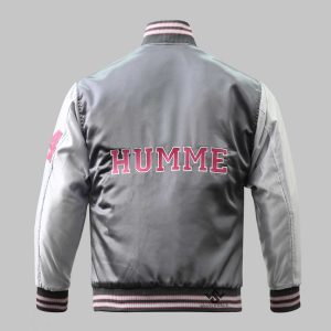 Black Varsity Jacket Satin