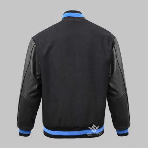 Leather Wool Varsity Jacket