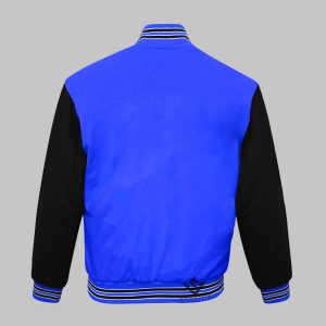 Varsity Jacket Royal Blue Cotton