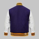 Custom Color Varsity Jacket Leather Wool
