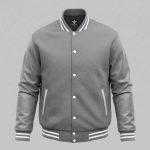 Streetwear Varsity Jacket Leather Wool