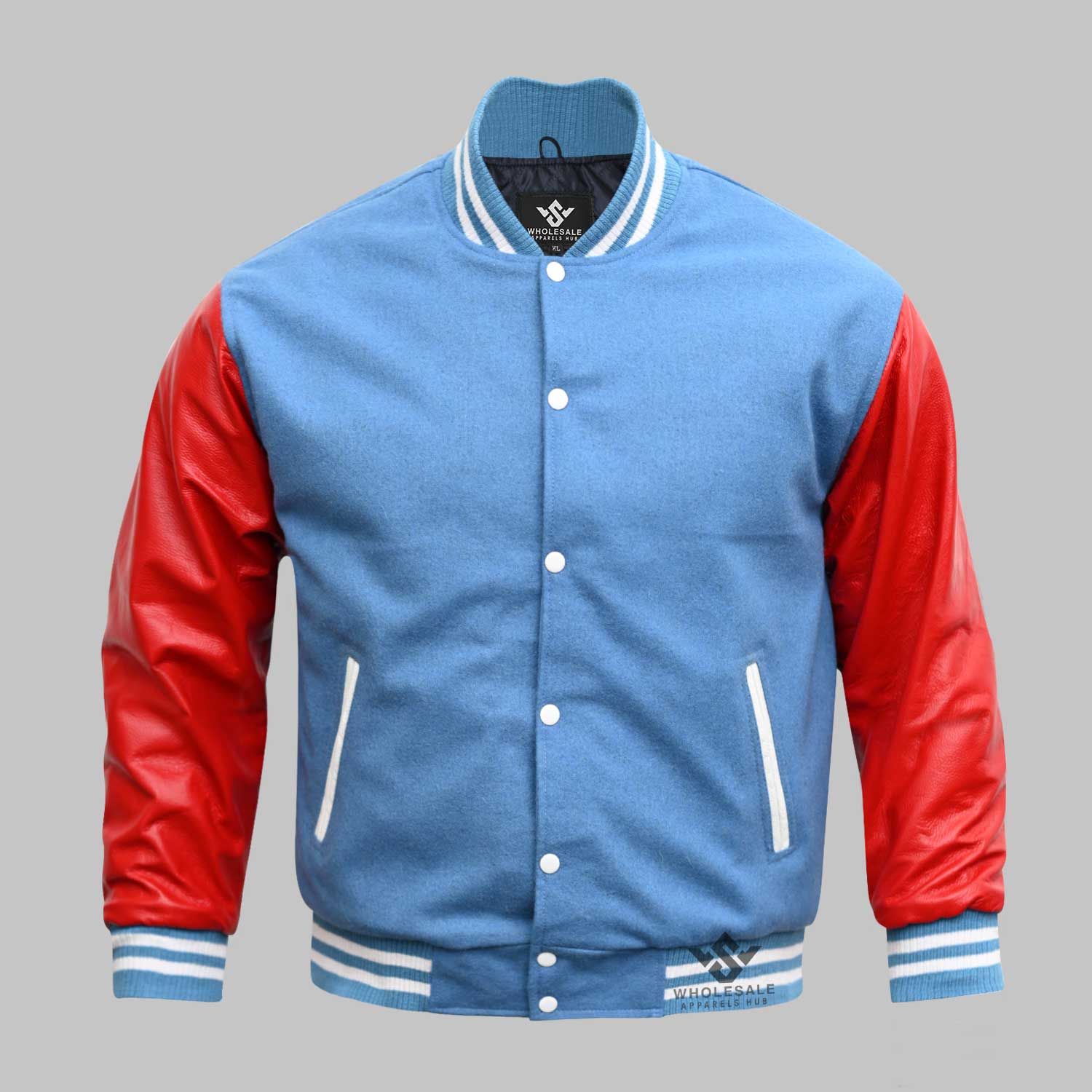 Navy Blue Varsity Jacket Leather Wool Navy Blue Varsity Jacket Leather Wool