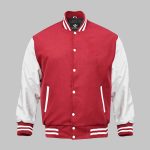 Leather Wool Unisex Varsity Jacket
