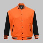 Cotton Fleece Varsity Jacket