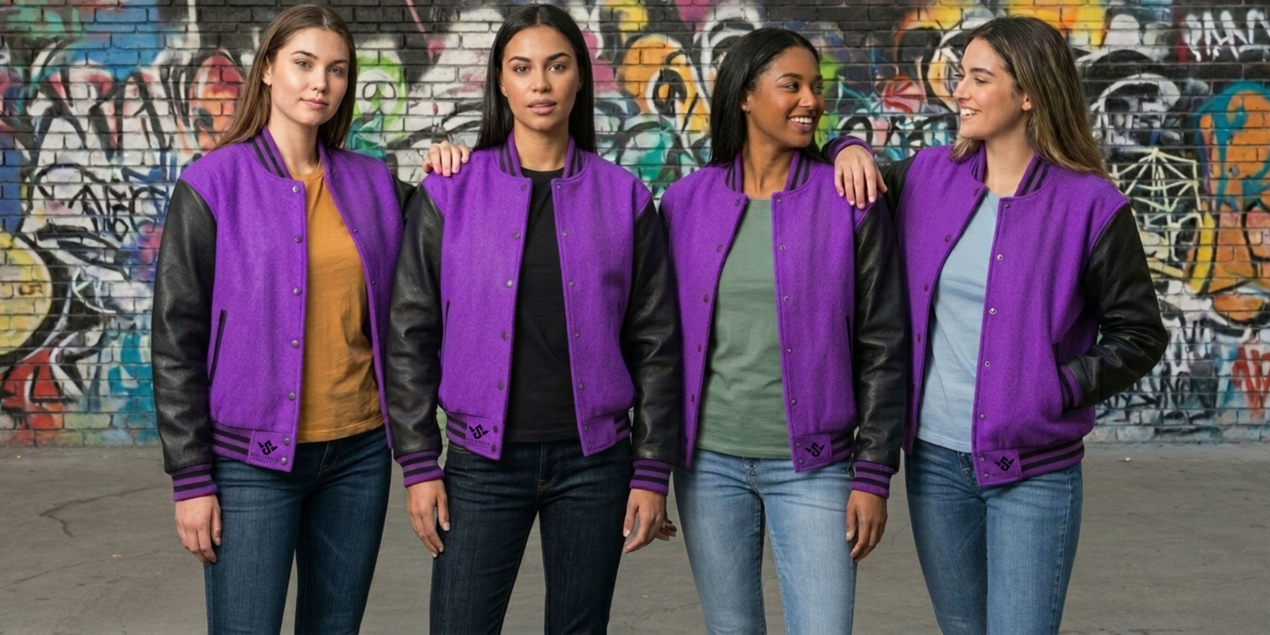 Purple Varsity Jackets Women