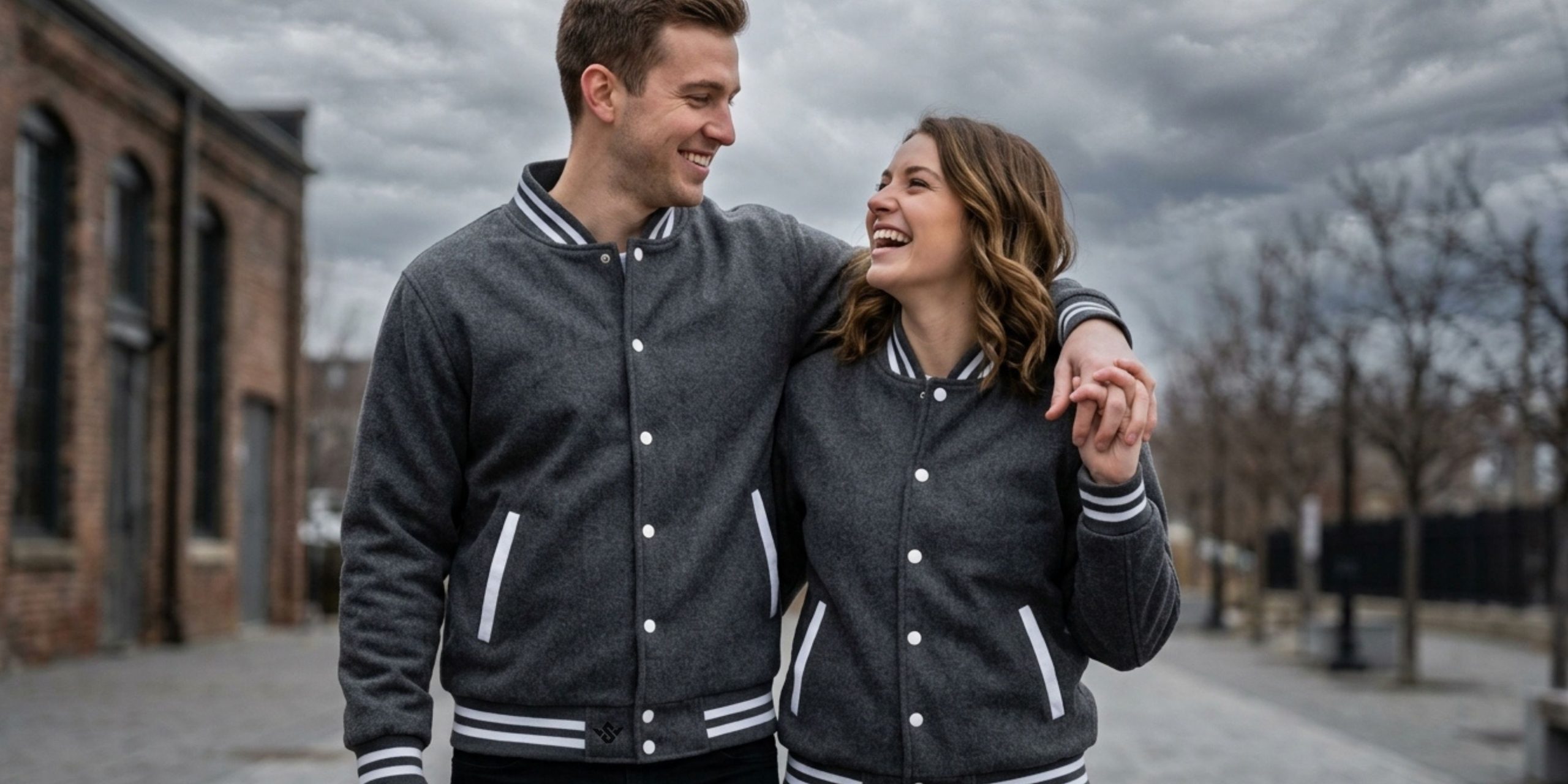 Best Grey Wool Varsity Jacket