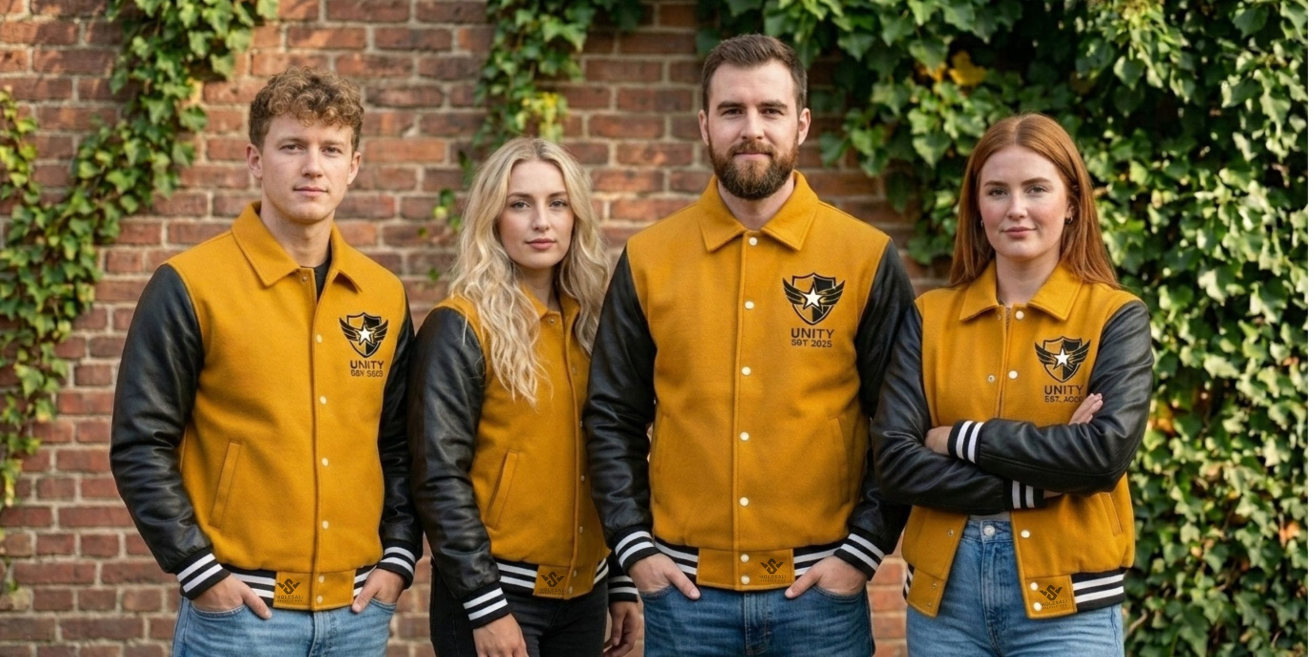 Gold and Black Letterman Jackets