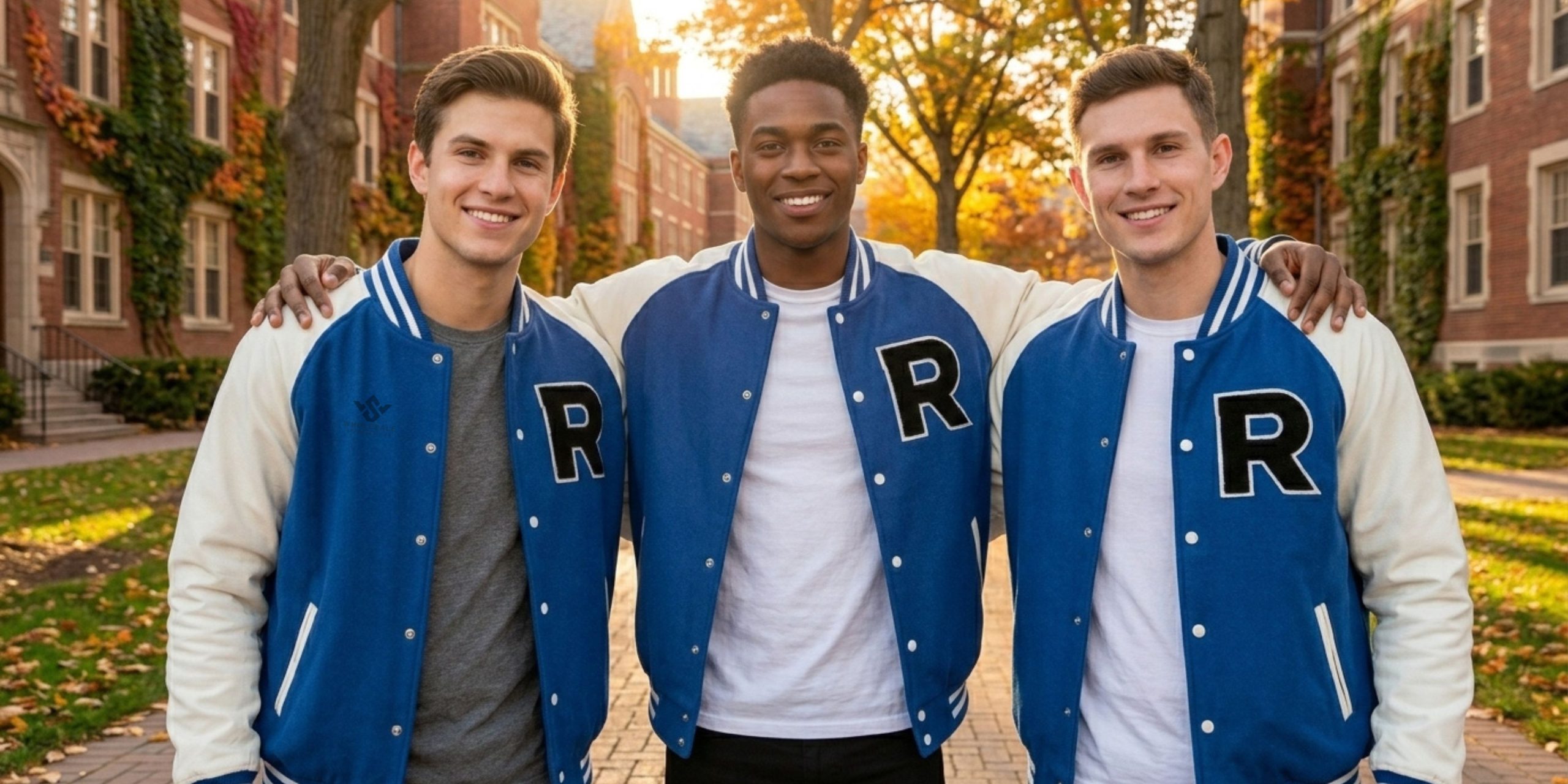 Custom Men’s Varsity Jackets group photo