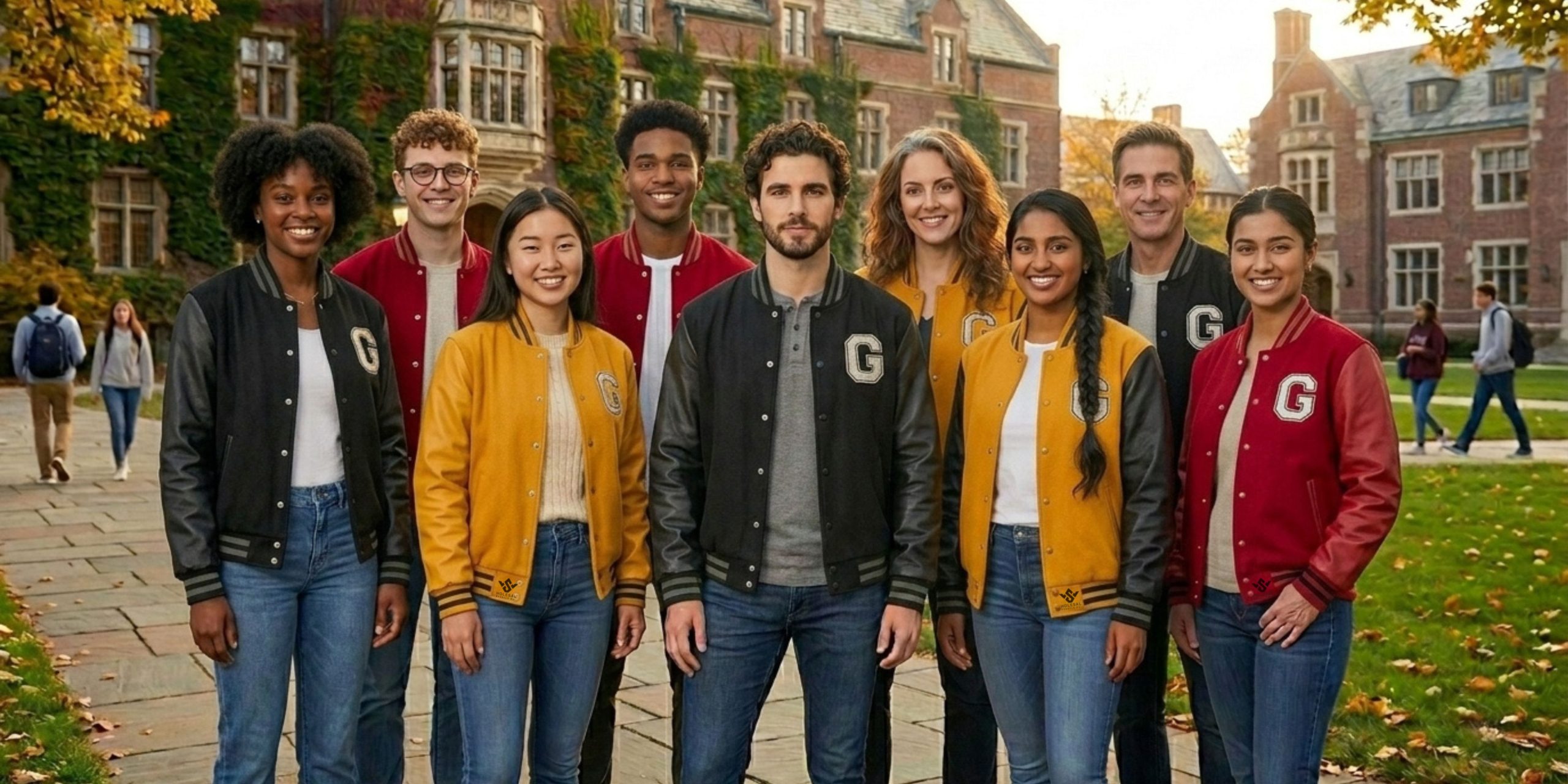 Varsity Jackets College For Custom group photo