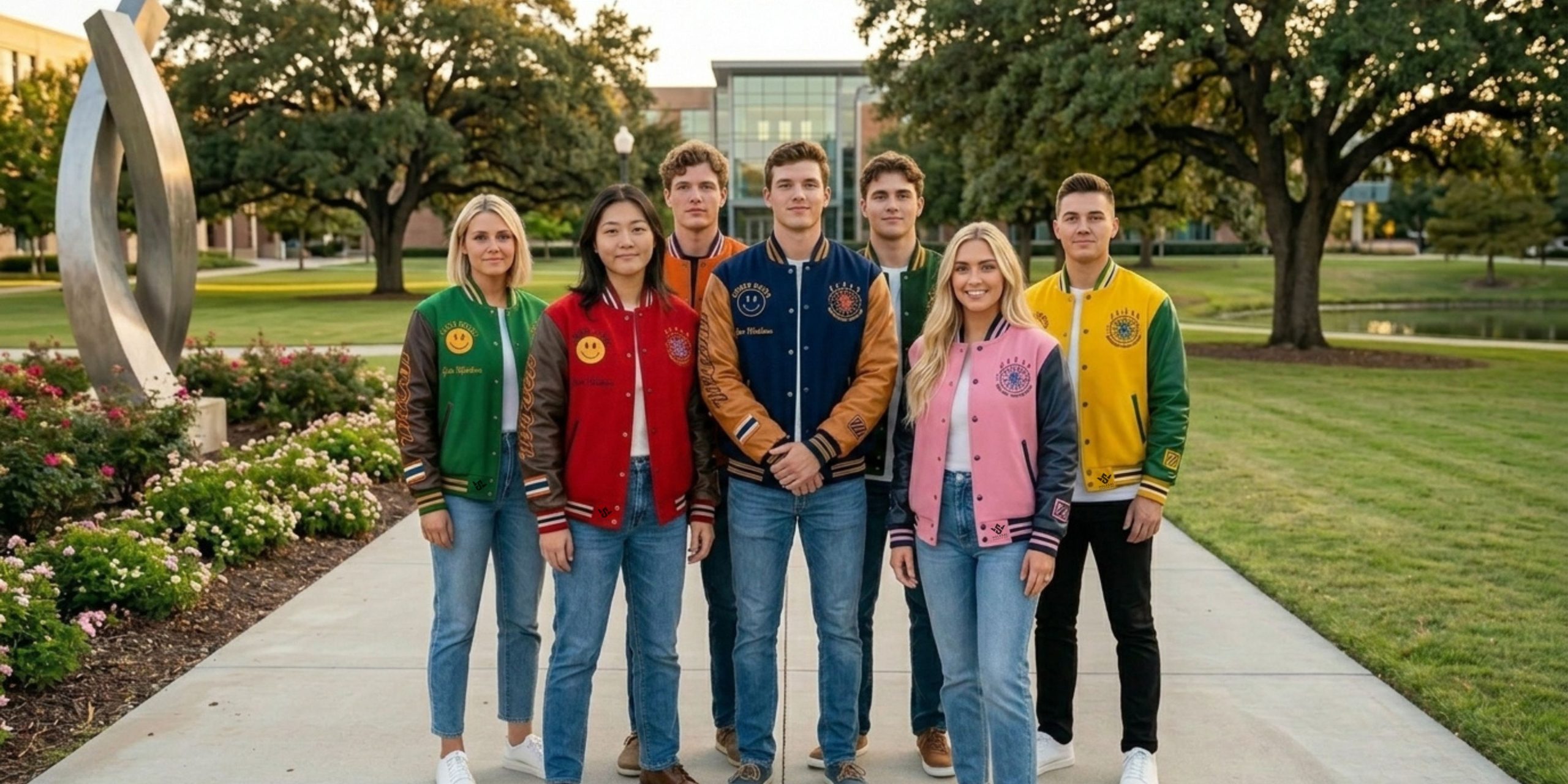 Bulk Wool Leather Varsity Jackets
