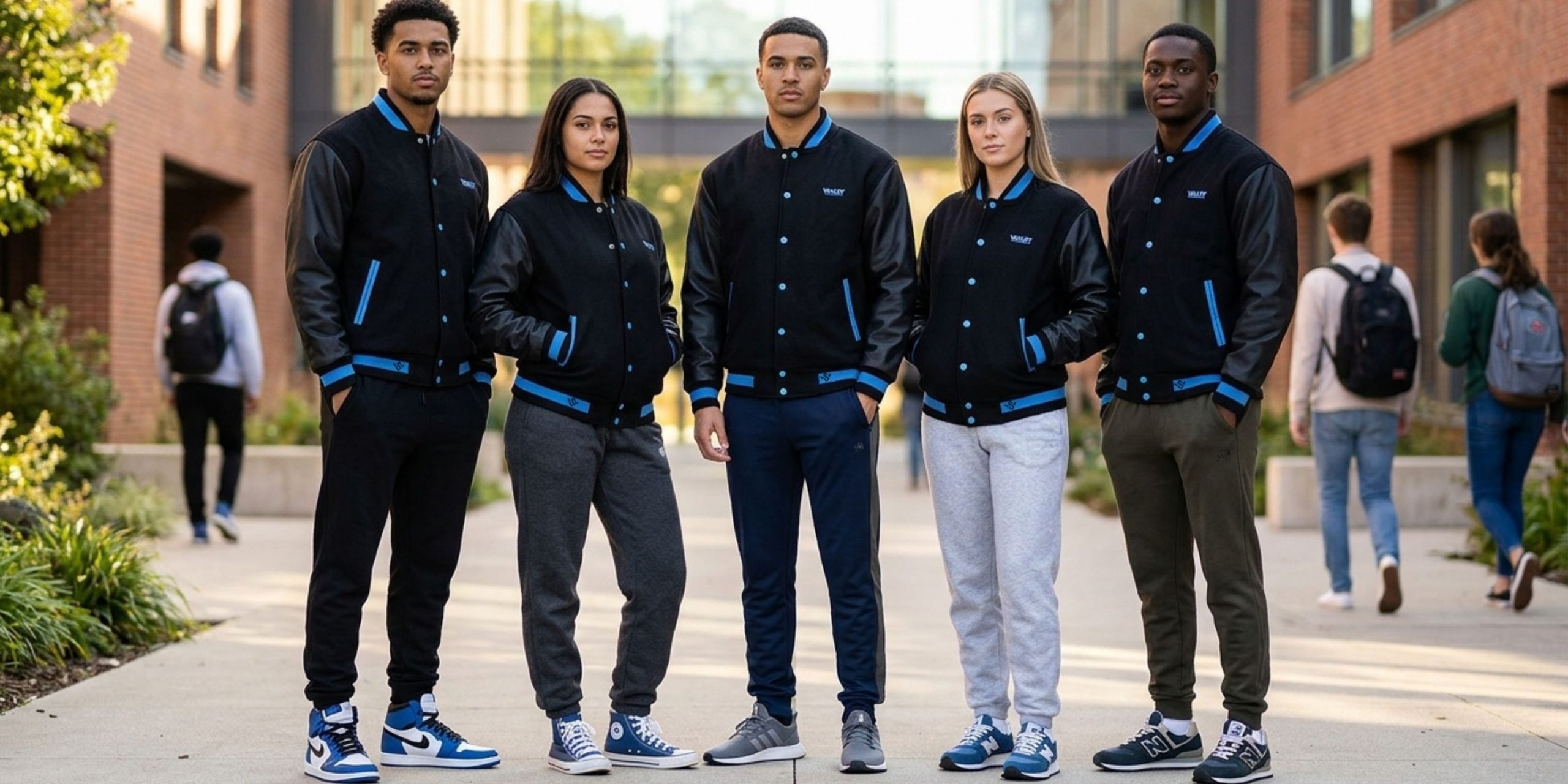 Varsity Jackets With Joggers Men’s Style
