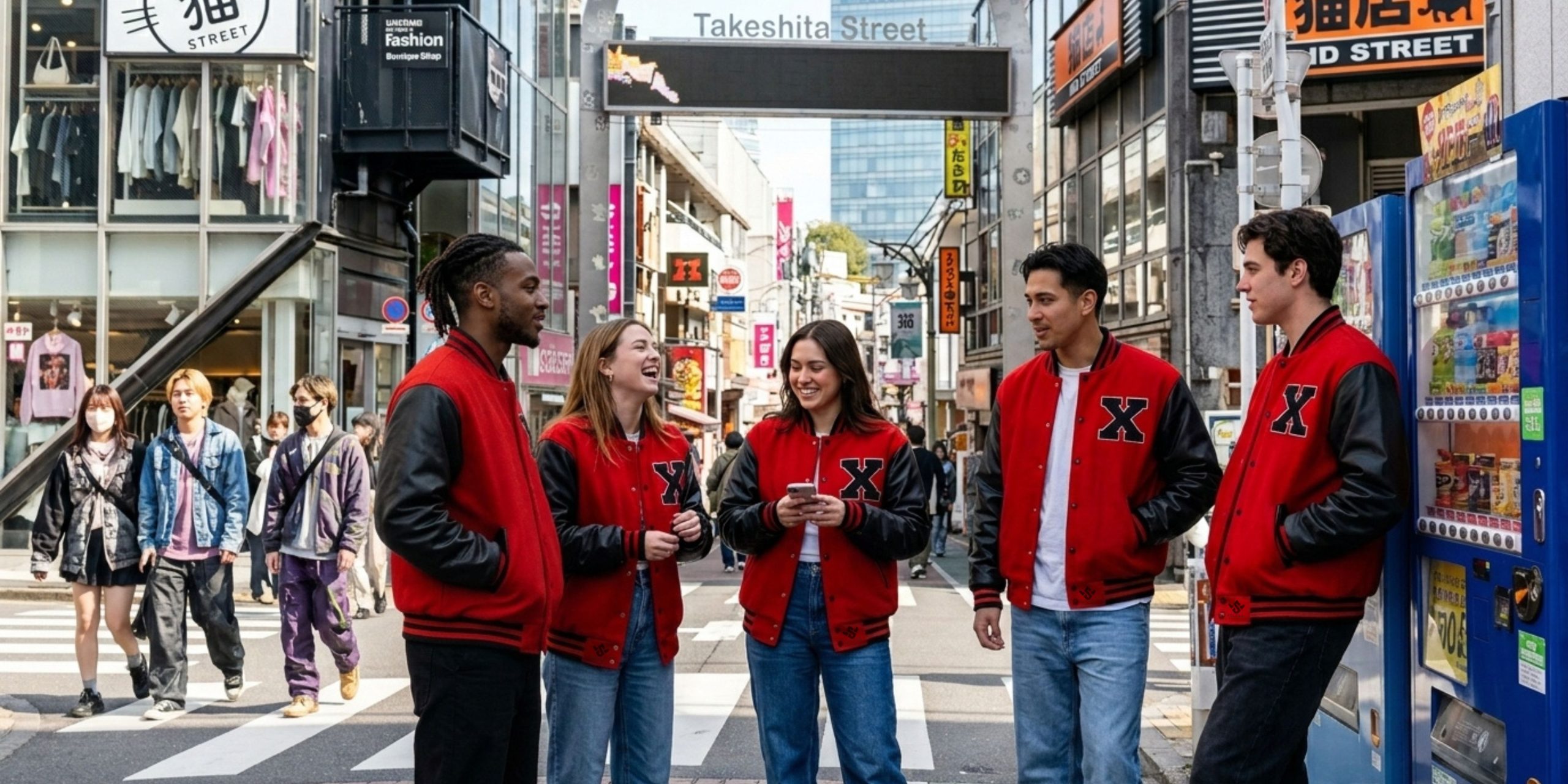 streetwear varsity jackets outfit