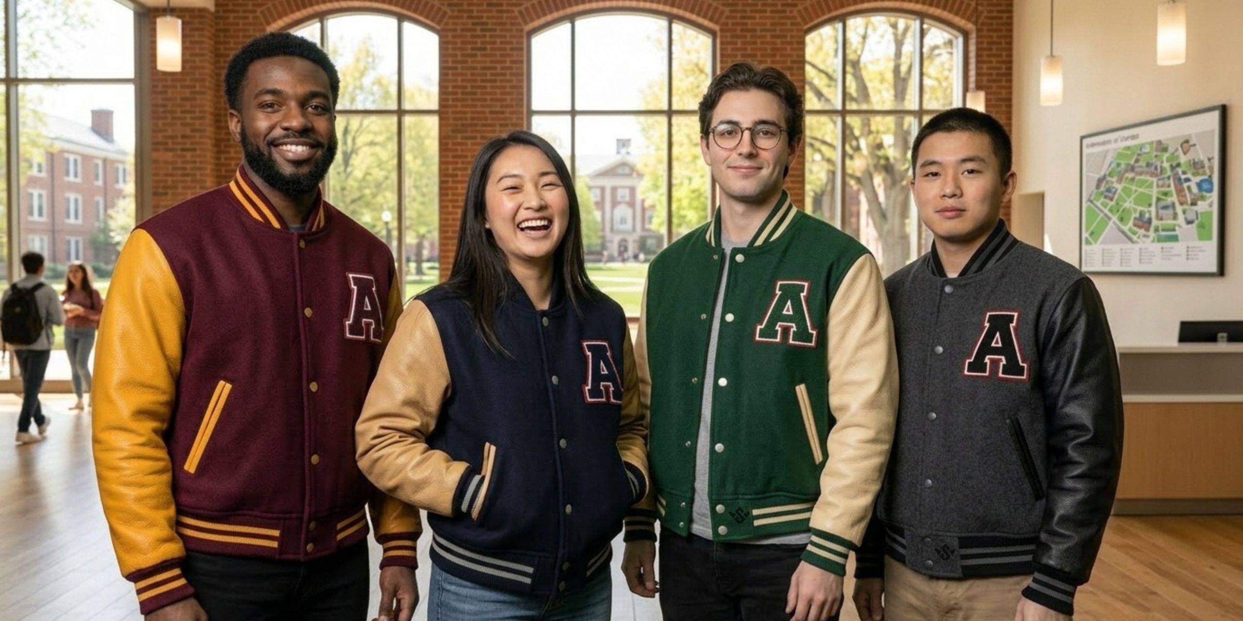 Bulk Cropped Varsity Jackets