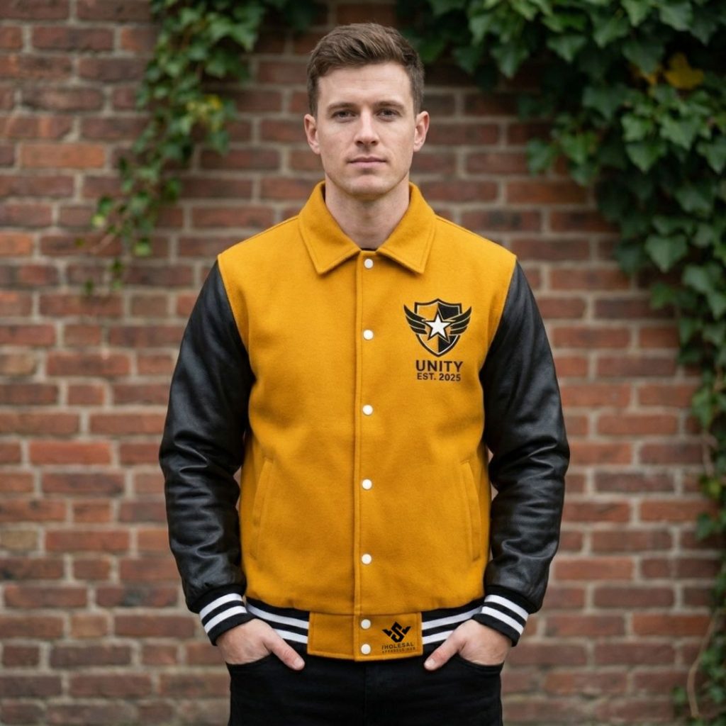 Gold and Black Letterman Jackets