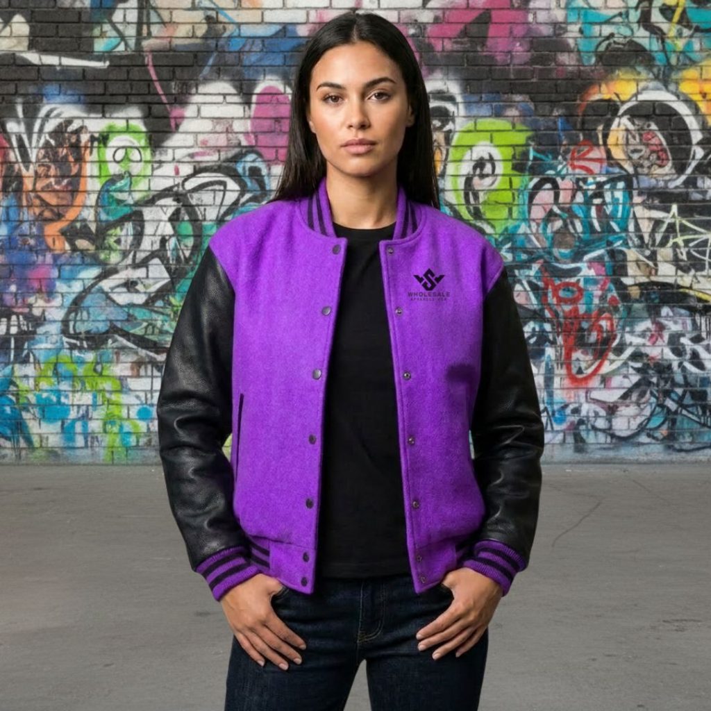 Purple Varsity Jackets Women