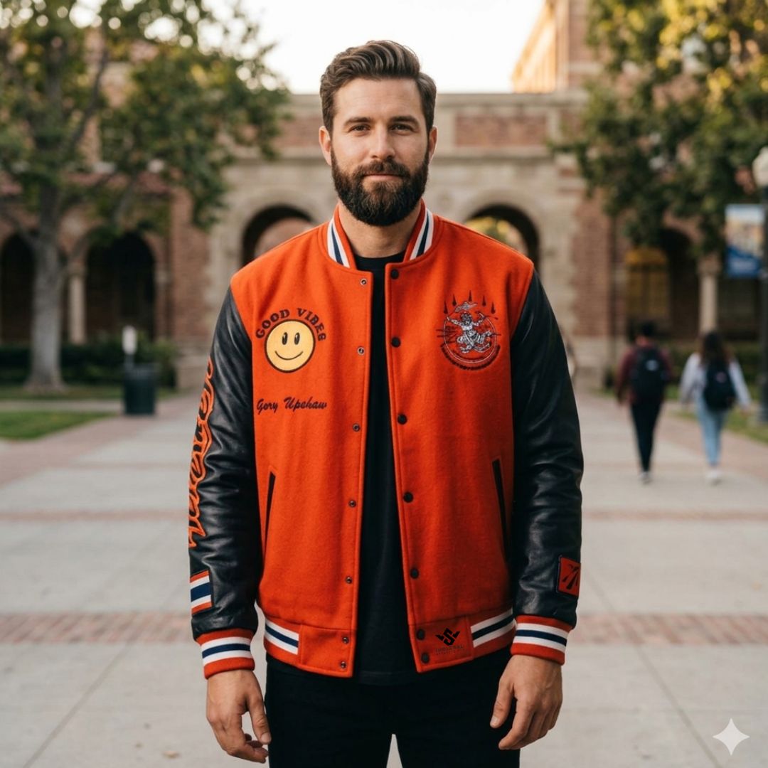 Bulk Wool Leather Varsity Jackets