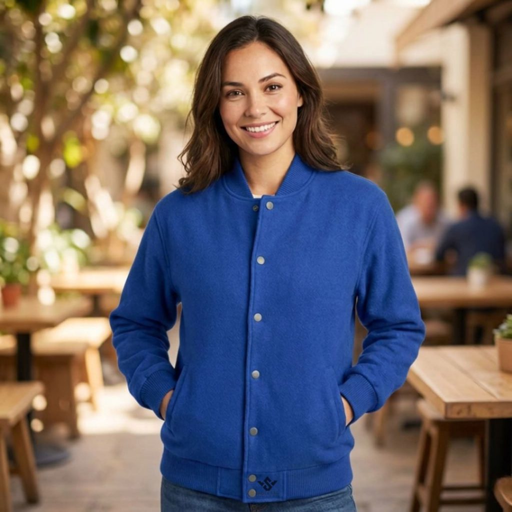 Wool Varsity Jacket For Womens