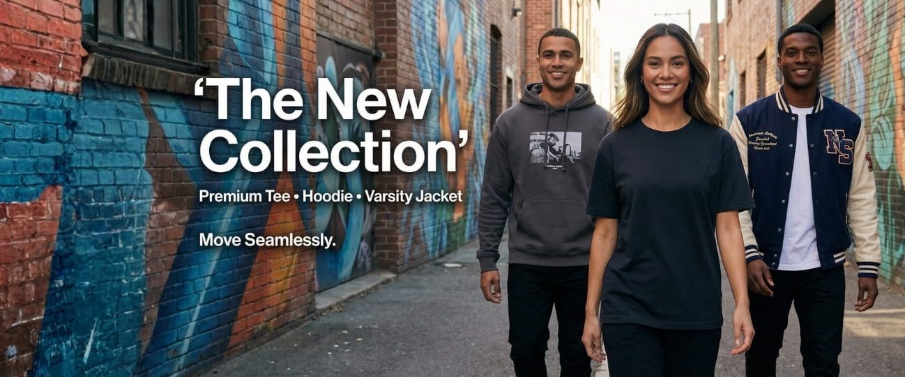 New Collection Banner Hoodies Varsity Jackets T shirts at wholesale apparels hub