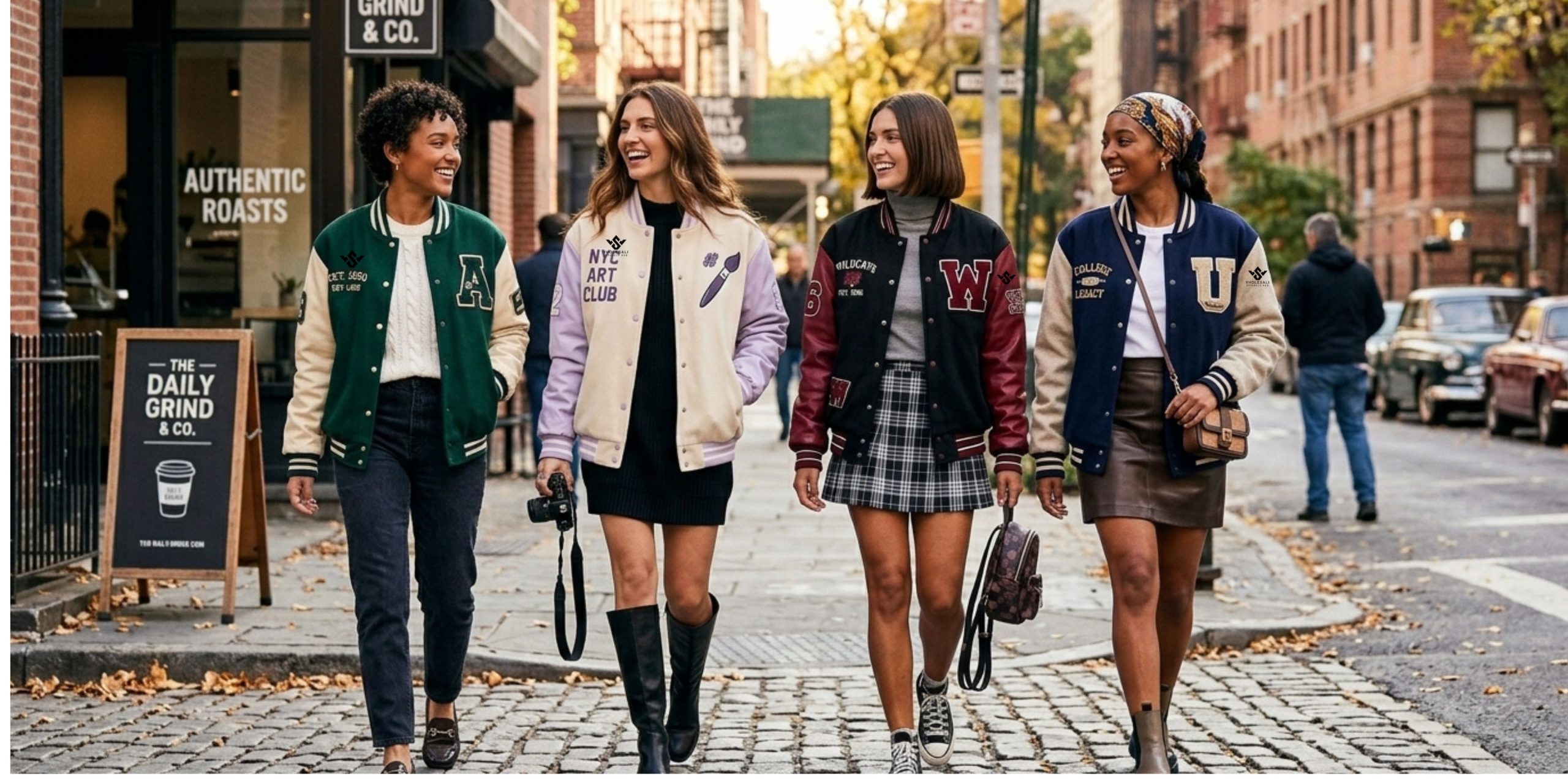 Stylish Varsity Jackets For Women Outfits