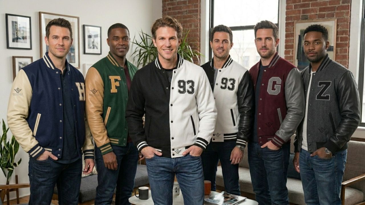 Cotton Fleece Custom Varsity Jackets For Men