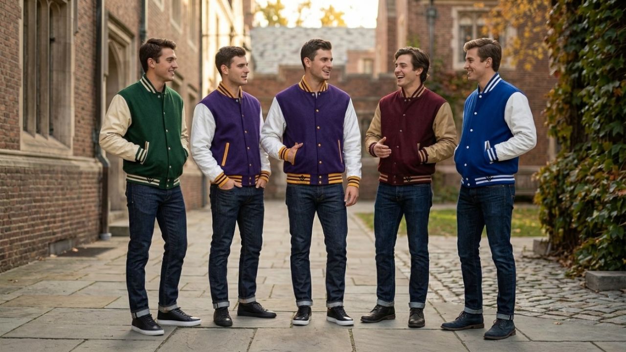 Varsity Jackets Custom Made Wool And Leather