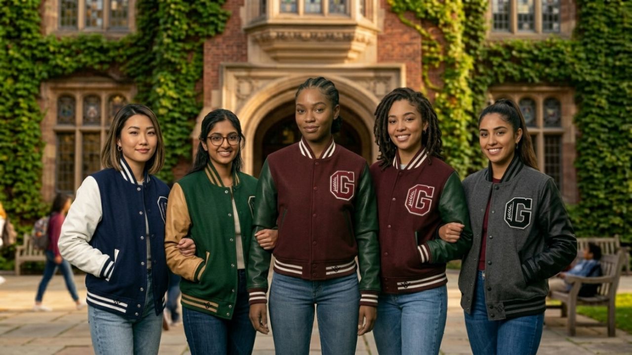 Custom Cropped Varsity Jackets With Patch