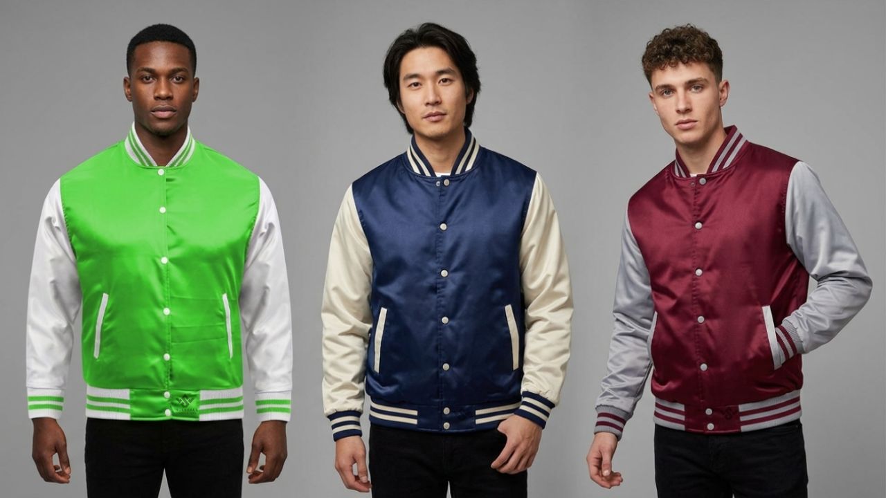 Varsity Jackets With Luxury Satin
