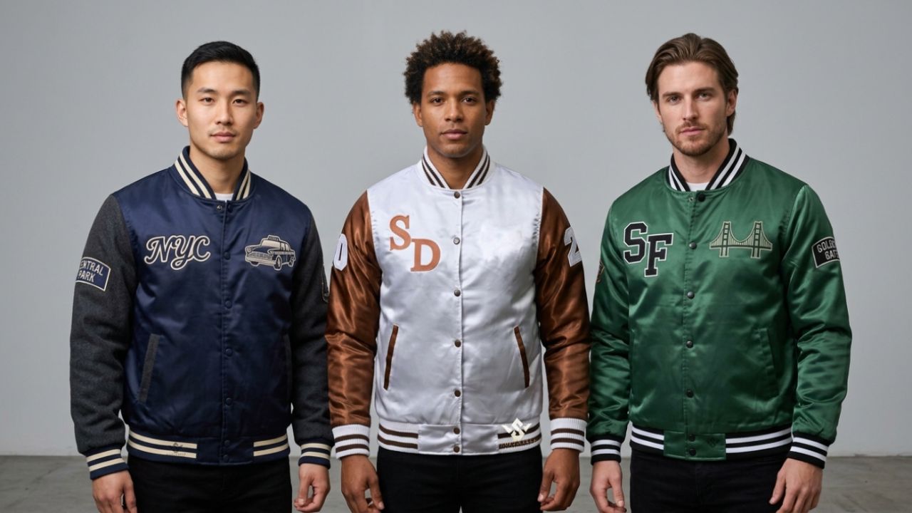 Varsity Jacket Satin Custom