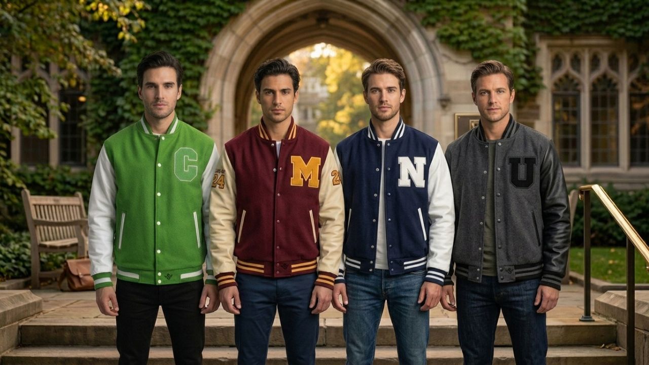 Letterman Varsity Jackets For Athletes Custom Logo