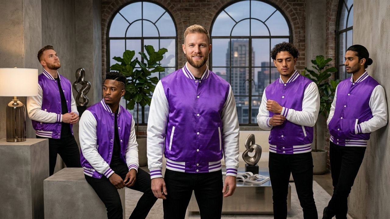 Baseball Varsity Jackets With Satin