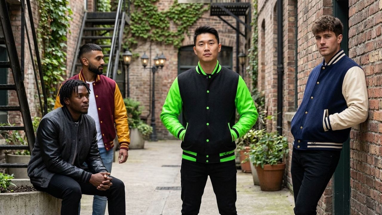 Green And Black Varsity Jackets For Teams