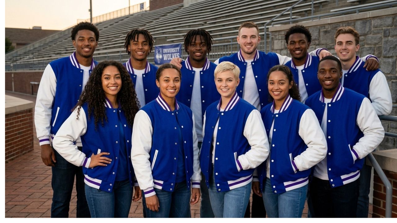 Two Tone Varsity Jackets For Sports Teams