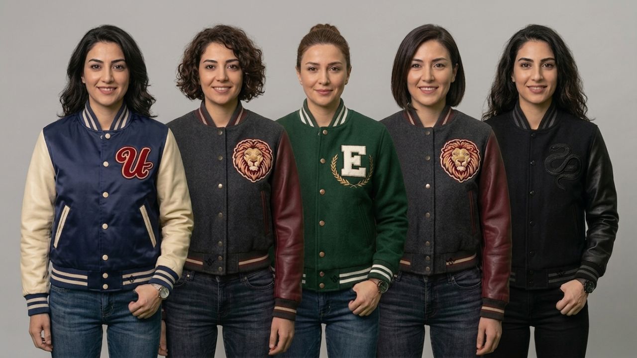 Affordable Cropped Varsity Jackets