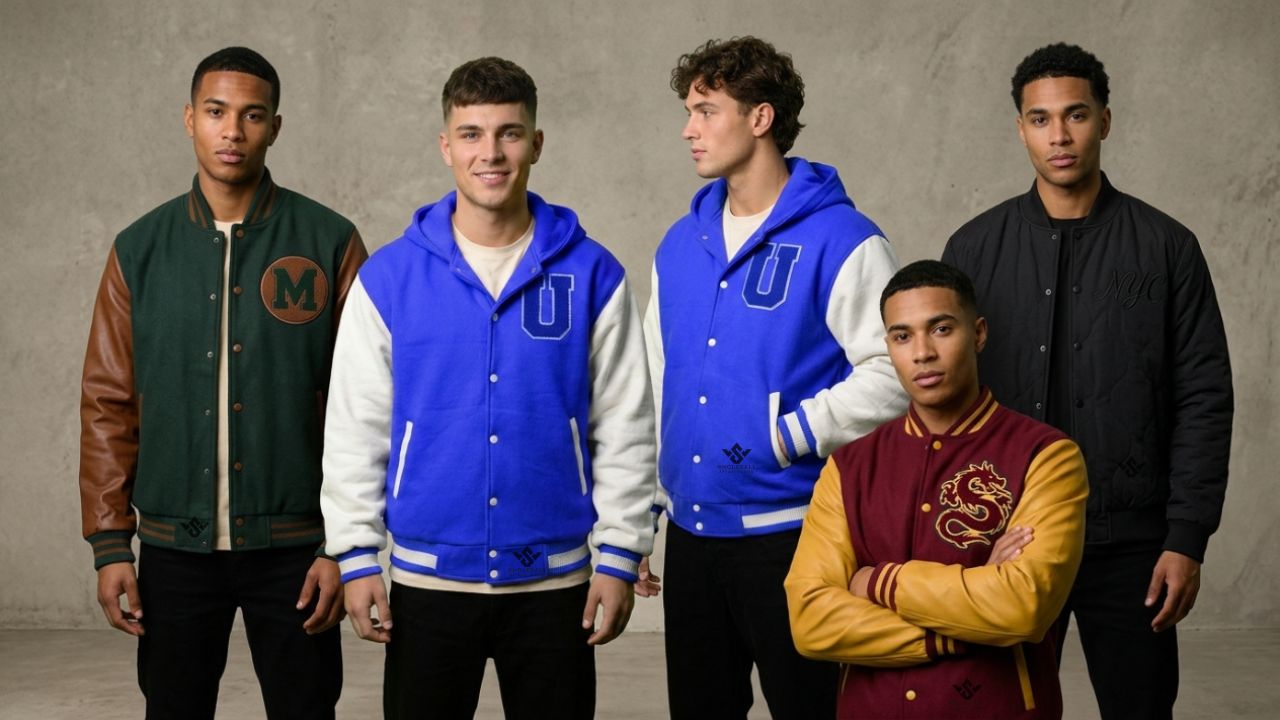 how to style varsity jackets with hooded