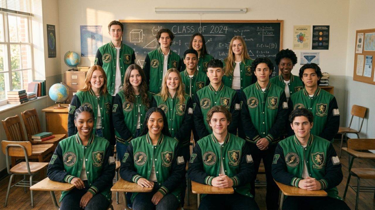 School Varsity Jackets With Logo Custom