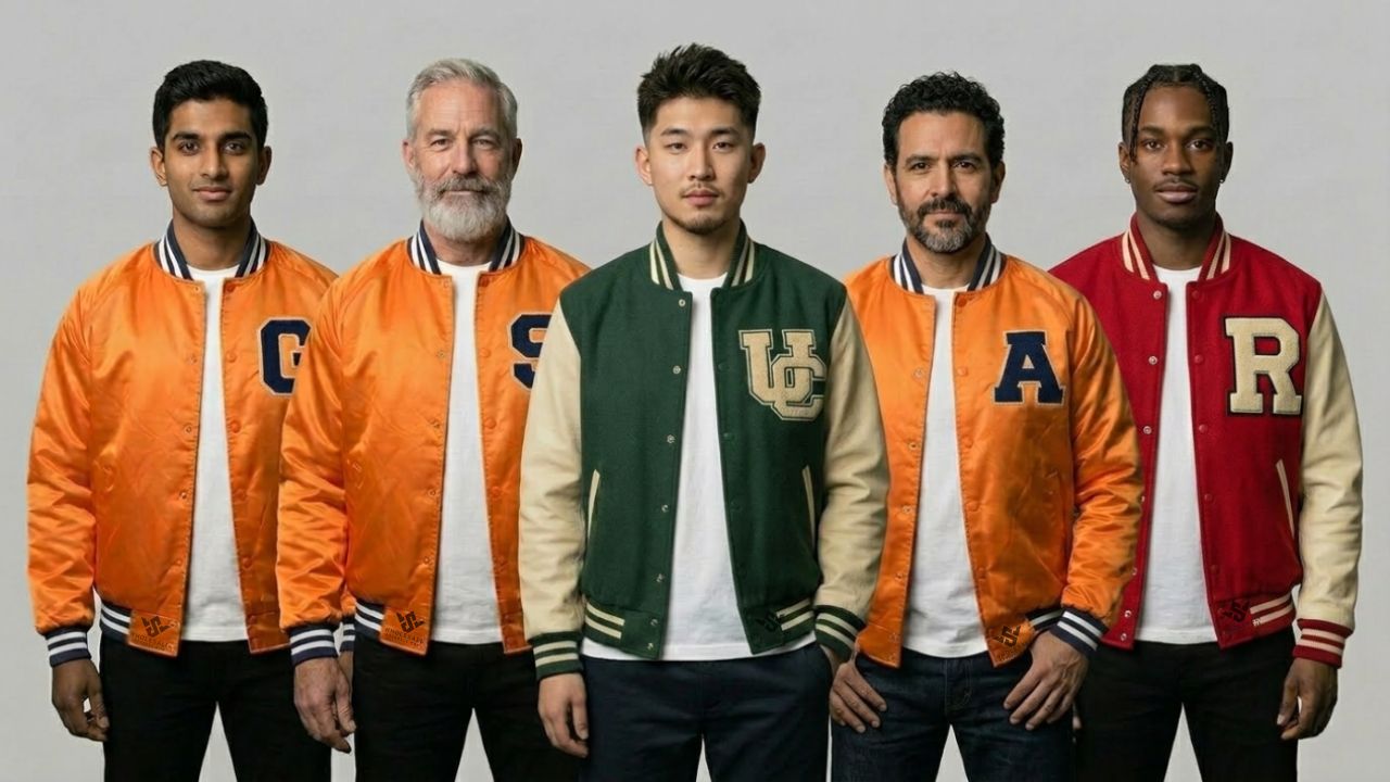 Custom Varsity Jackets With Embroidered Satin