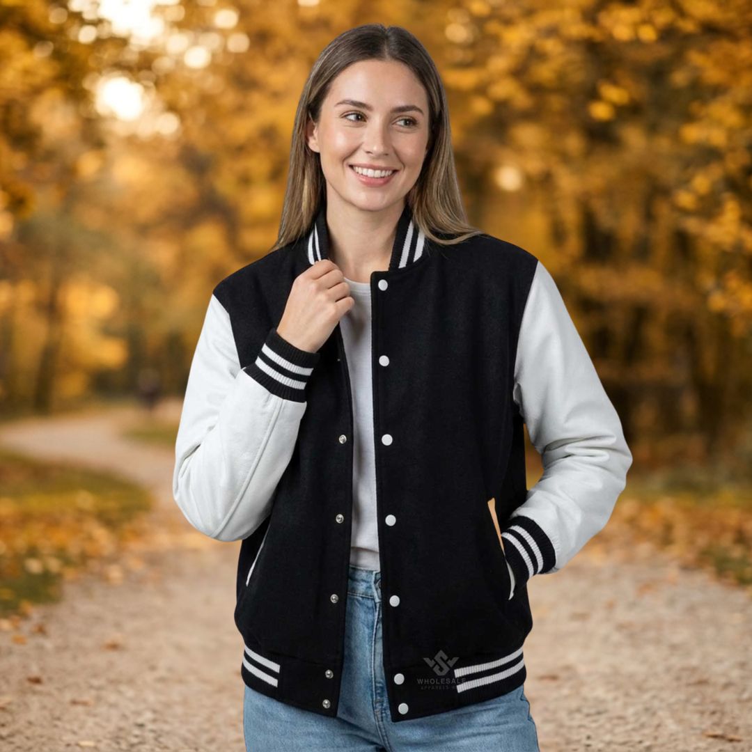 Varsity Jackets Stylish for Women Outfits