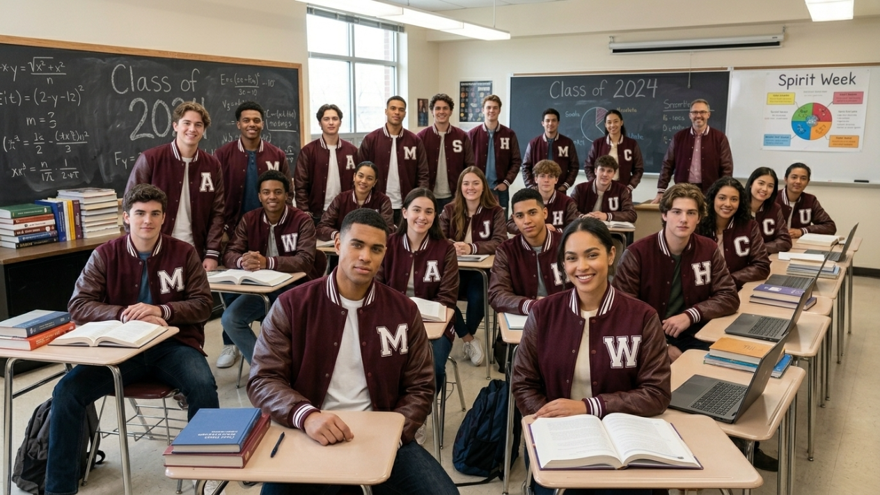 School Varsity Jackets Wholesale Custom