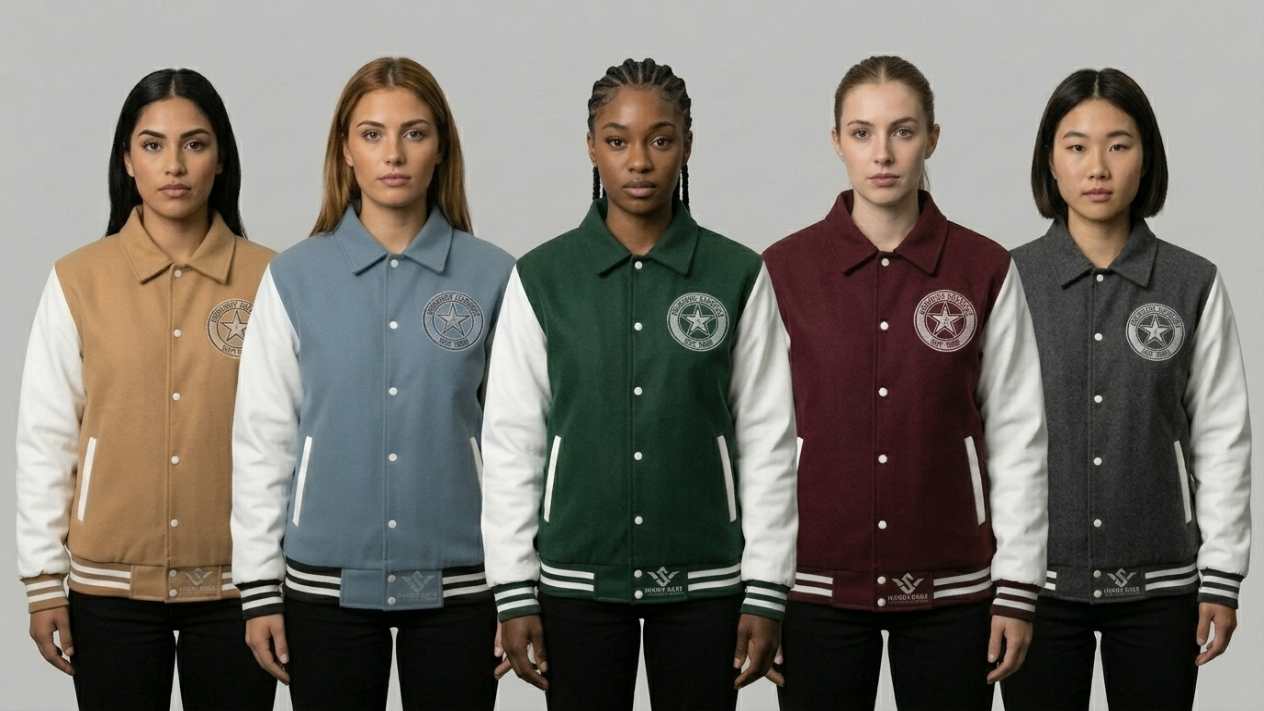 Varsity Jackets Sky Blue